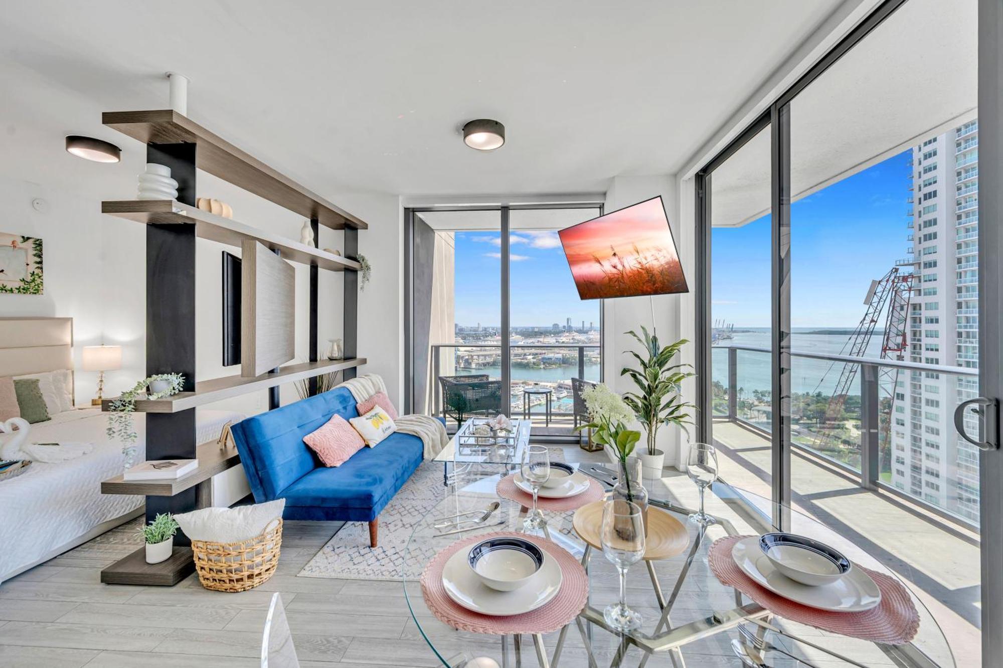 Mesmerizing Views Corner Condo Miami Exterior photo